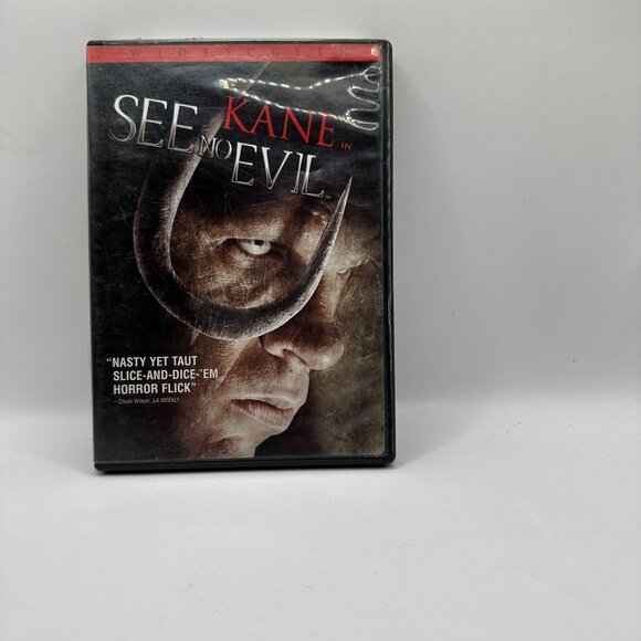 See No Evil 2006 Kane Horror Movie Lionsgate DVD Widescreen Edition - Picture 2 of 4